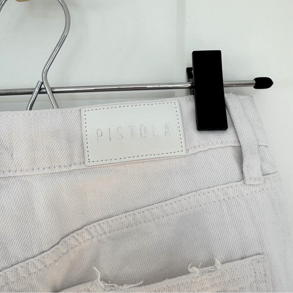 Pistola White Straight Leg Jeans